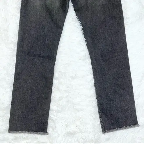 Elan Smoky Black High Rise Straight Leg Button Fly Denim Jeans 26 NWOT