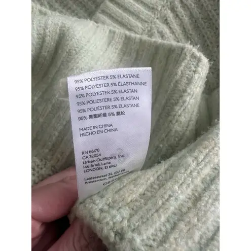 Anthropologie  Lt. Green and Yellow Marled V Neck Sweater  Sz XS (b33)