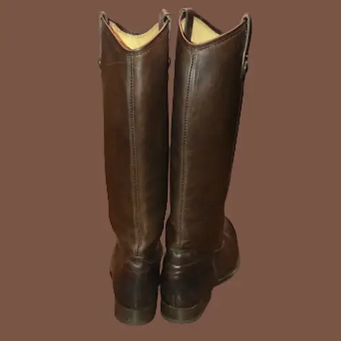 Frye  Women’s Knee High Brown Leather Boots Made In Mexico Size 9