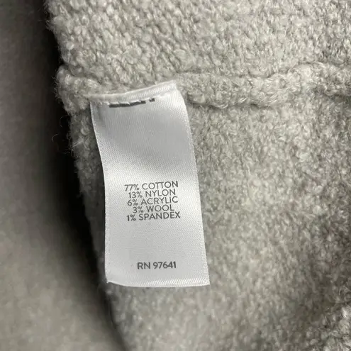 J. Jill Grey Marled Cowl Neck Knit Tunic Sweater Gray