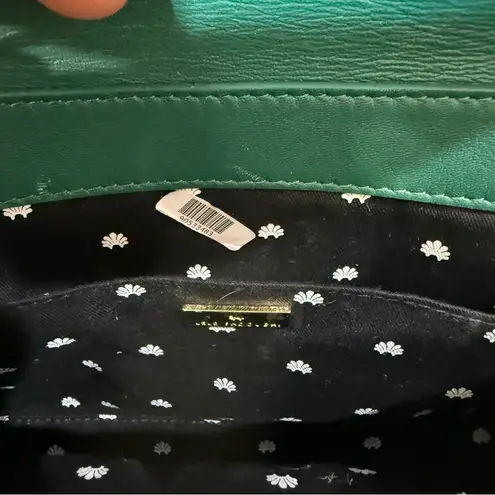 Lele Sadoughi Leather Top Handle Bag green