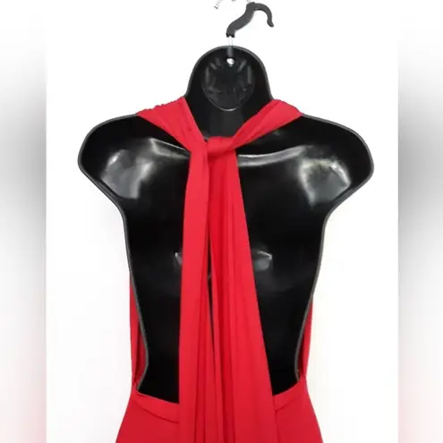 Red backless infinity maxi dress Size undefined