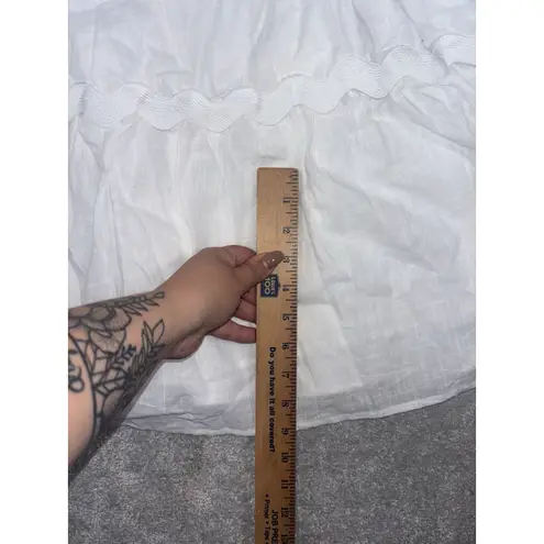 Petal and Pup urmi midi dress white bow lined pockets small NWT Bride