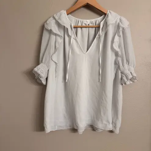 ARITZIA | Wilfred Amyris Blouse White Size M