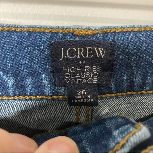 J.Crew  high Rise classic vintage Jeans size 26