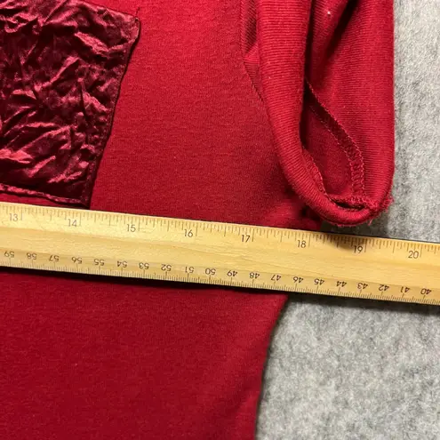 Fashion Bug Vintage Y2K Red Polo Shirt Acetate Trim Short Sleeve Top XL 90s USA