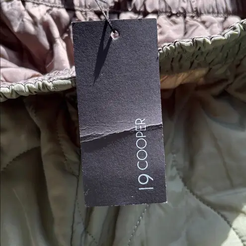 19 Cooper NWT Onion Quilt Pants Green Jogger Pull On Size XL Gorpcore Outdoor