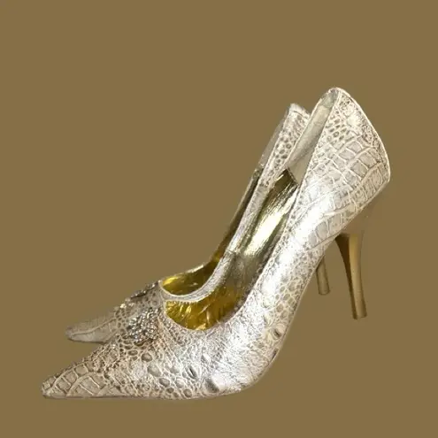 Selina Elegant Gold Women's Shoes by summer Rio Size 6