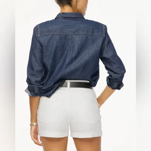 J Crew Factory women’s Classic white denim short Size 28 NWT