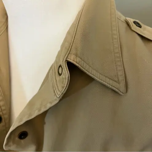 Vintage Ralph Lauren RL Women's Khaki Vest Utility Safari Fishing Cargo Vest Tan