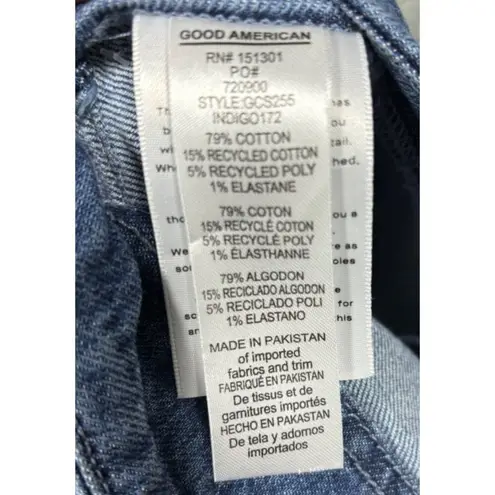 Good American  Women's High Waisted Zip Up Jeans Size 8/29 Corset