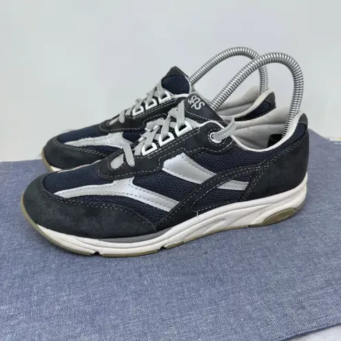 SAS Tour Mesh Women's Navy Blue Orthopedic Walking Comfort Shoes 8N Active Black Size 8