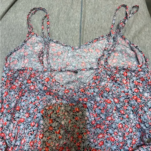 American Eagle  floral spaghetti strap top