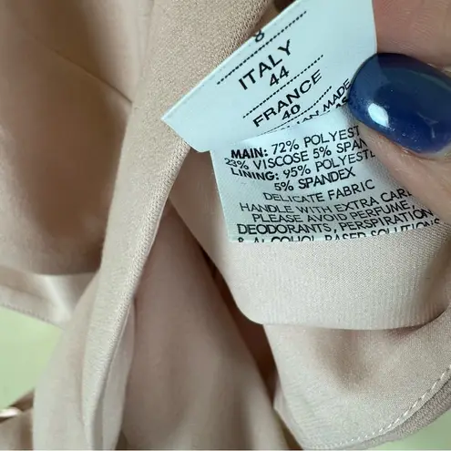 Nicholas Vintage Ponti Wrap Band Crop Top