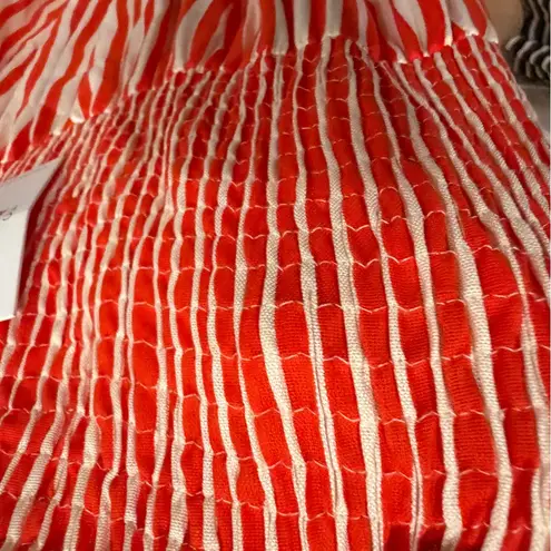 Compania Fantastica Red and White Striped Dress NWT m Size M - Image 7