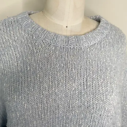 Popsugar Blue Marled Chunky Knit Sweater