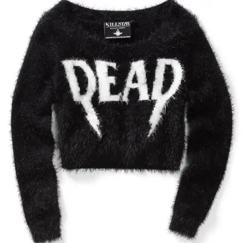 KILLSTAR Dropout Dead Fuzzy Cropped Sweater