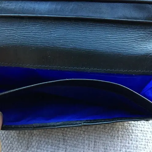 Cole Haan  Black Envelope Wallet Full Bill Size