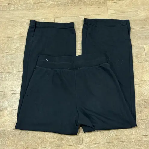 Nike  Wide Leg Black Sweatpants Size Medium - Image 3