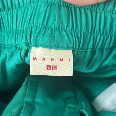 Uniqlo x Marni Corduroy Wide Fit Pleated Pants Green Size XXS