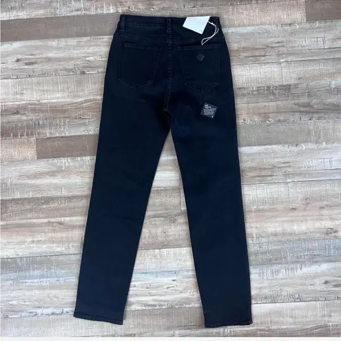 Abrand jeans 95 mid stovepipe in Nellie size 26 Black
