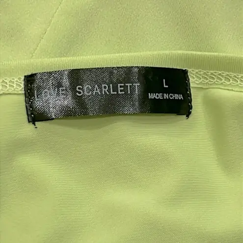 Love Scarlett Kiwi Sleeveless Maxi Wrap Dress Large Green