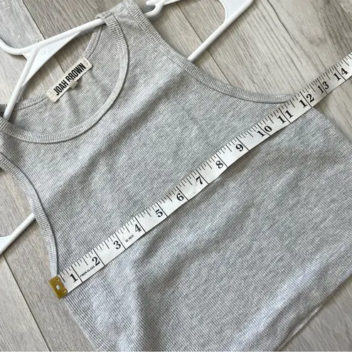 Joah Brown Tank Top crop womens Gray (small medium) casual loungewear athleisure