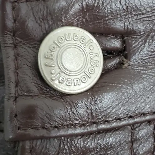 Newport News Newport News Jeanology 100% Leather Pants Brown Women’s. Size: 14P