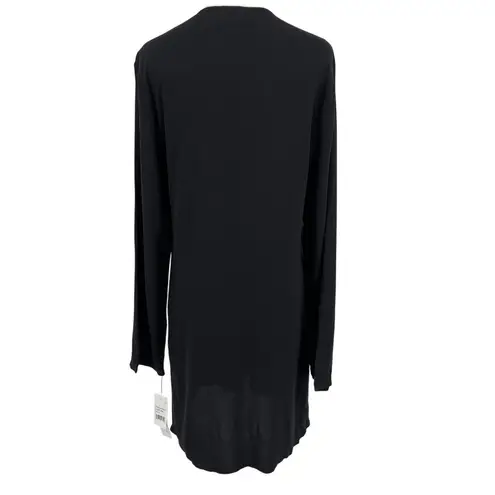 La Blanca Beachcomber Coverup V-Neck Tunic Black Size Small NEW