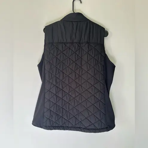 Solid Puffer Vest Black Size XL