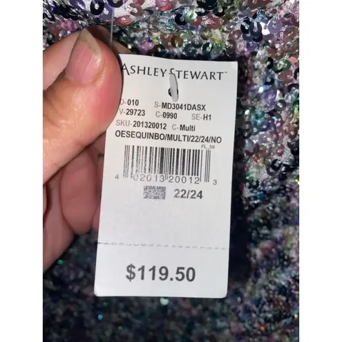 Ashley Stewart Women's Dress Size 22/24 Sequin