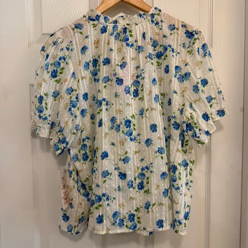 Nanette Lepore NWT  Floral Button Down Blouse