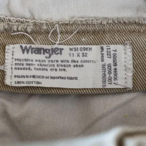 Wrangler  Western Jeans Women 11x32 High Rise Khaki Vintage‎ Cowboy Cut USA