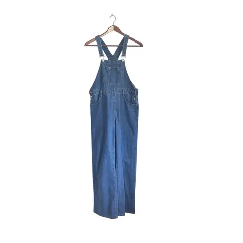 Boutique Unbranded Medium Wash Women's Casual Blue Denim Overalls Size XL
