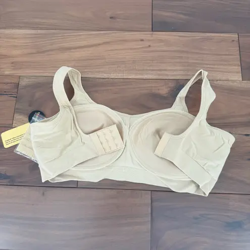Truekind Daily Comfort Wirefree Shaper Bra Black Beige Size L Tan Size L