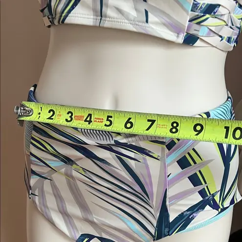 Calia swim set Tropical Leaf Print Bikini Set Blue Size M