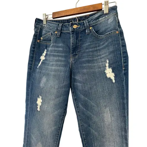 Jag jeans Slim Fit Distressed Denim Blue Jeans Size 2 Women's