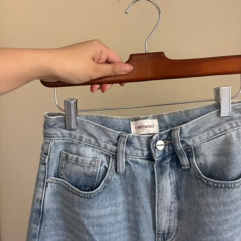 Driftwood  denim midi skirt with middle slit - Image 3