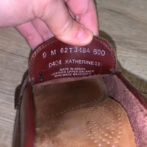 G.H. Bass &Co. Bass Katherine 2 Wefjuns brown leather office loafers made in Brazil