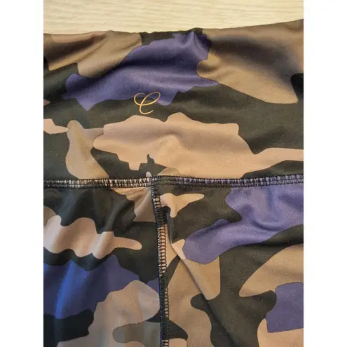 Ali Active Size M Womens Camouflage Black Purple Tan Leggings Size M