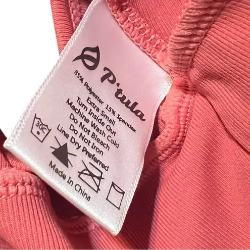 P'TULA The Bree Crop Top Clay Red NWT Size XS Orange