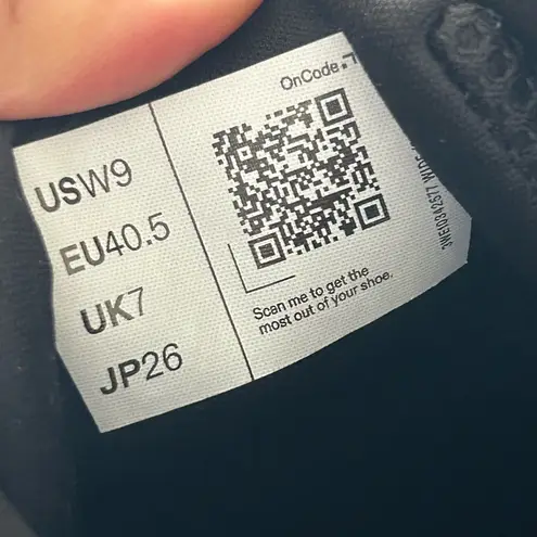 on cloud On cloudrunner black running athletic training lace up shoes sneakers new