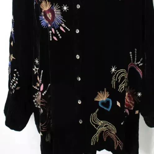 Johnny Was Eden Velvet Voyager tunic NWT
