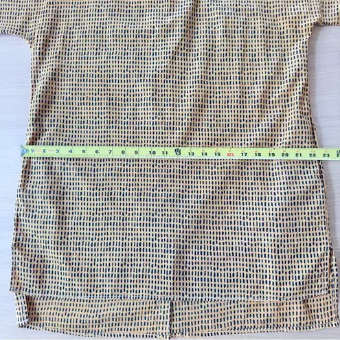 Urban Outfitters Ilana Kohn  Mini Shirt Dress S 100% Cotton Orange Gold Diamond