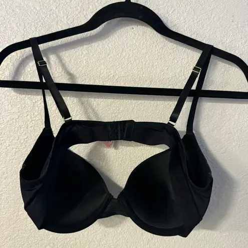 Juicy Couture  Womens Black Padded Bra Wire size Y2K 36B