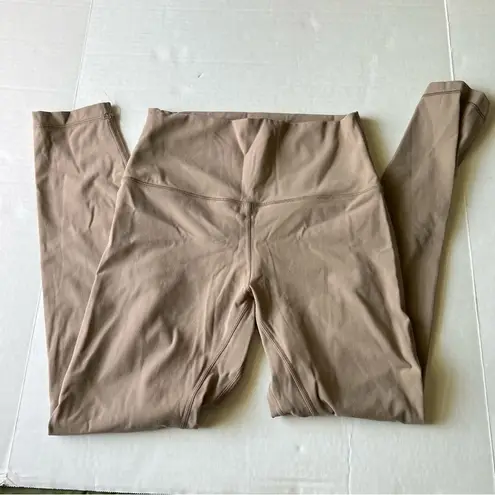 HeyNuts Essential Yoga 7/8 leggings 25” length tan neutral beige size small