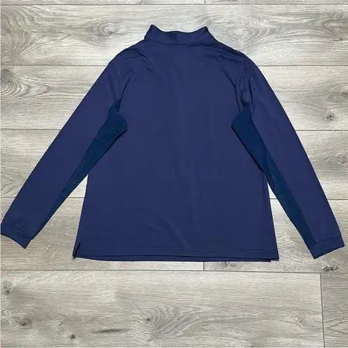 EIS Cool Sun Shirt Long Sleeve 1/4 Zip Navy Blue Equestrian Shirt Size 2X