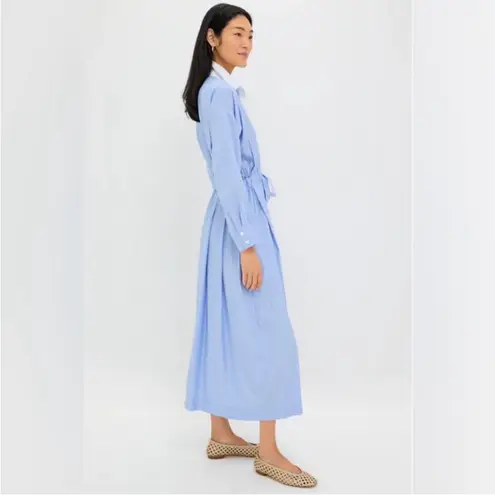 Tuckernuck Cornflower Blue
Stripe Tie Front Collared long sleeve Dress NEW Blue Size XL