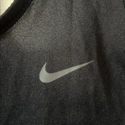 Nike  dri-fit black racer back tank