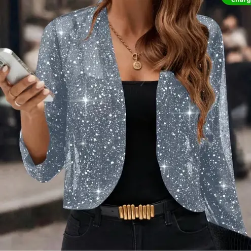 None Sparkling Silver Women's Jacket